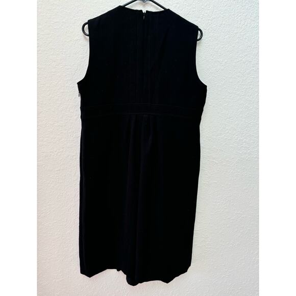 Burberry London Women's Black Dress Maternity Virgin Wool Sz USA 14 UK 16 $1800 - Picture 6 of 13